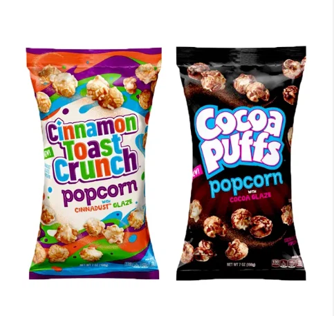 Zakázkový potisk Laminovaná plastová fólie 150G 8oz Těsnění Boční klín Balení Sáček Jídlo Svačina Cukroví chipsy Popcorn Balicí sáček