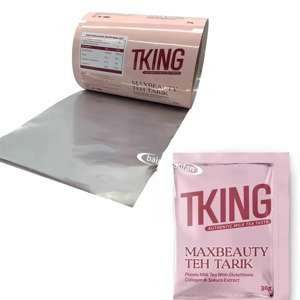 Vlastní tištěné potravinové balení filmu Laminované plastové flexibilní balení automatické filmové filmové filmové filmové role