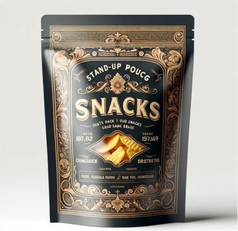 Opětovně uzavíratelný stojací sáček Balení potravin Cukroví Sušenka Ořech Hliníkový fóliový sáček Plastové balení Zip tepelně utěsněný sáček